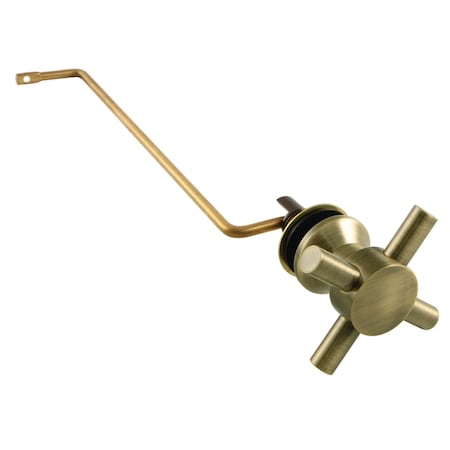 Kingston Brass KTDXS3 Side Mount Toilet Tank Lever, Antique Brass KTDXS3